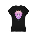 Women's Jersey Short Sleeve Deep V-Neck Tee