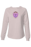 Womens Lightweight Wash Sweatshirt