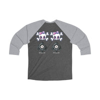 Unisex Tri-Blend 3\4 Raglan Tee