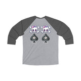 Unisex Tri-Blend 3\4 Raglan Tee