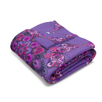 Arctic Fleece Moon Lilly blanket