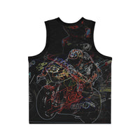 Unisex Basketball Jersey summer remix 3(AOP)