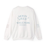 Wellness Crewneck Sweatshirt — "Moon Lilly Wellness" Cozy Self-Care Pullover