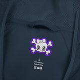 Windbreaker Jacket — Purple Lotus Mandala Graphic Hooded Windbreaker