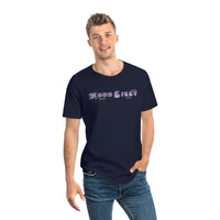 Stylish Curved Hem Tee - 'Moonlight' Graphic | Casual Summer Wear, Gift for Men, Streetwear, Everyday Style