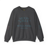 Wellness Crewneck Sweatshirt — "Moon Lilly Wellness" Cozy Self-Care Pullover
