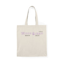 Moon Lilly Natural Tote Bag - Eco-Friendly Shopping, Beach, Travel, Festivals, Gift Ideas, Casual Use