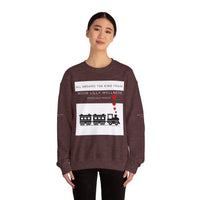 Kind Train Unisex Crewneck Sweatshirt - Keep warm while giving some good energy to those around you.