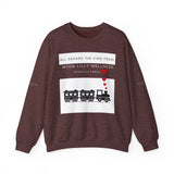 Kind Train Unisex Crewneck Sweatshirt - Keep warm while giving some good energy to those around you.