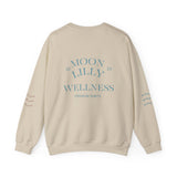 Wellness Crewneck Sweatshirt — "Moon Lilly Wellness" Cozy Self-Care Pullover