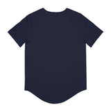 Stylish Curved Hem Tee - 'Moonlight' Graphic | Casual Summer Wear, Gift for Men, Streetwear, Everyday Style