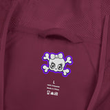 Windbreaker Jacket — Purple Lotus Mandala Graphic Hooded Windbreaker