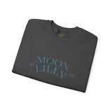 Wellness Crewneck Sweatshirt — "Moon Lilly Wellness" Cozy Self-Care Pullover