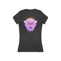 Women's Jersey Short Sleeve Deep V-Neck Tee