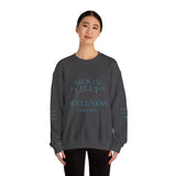 Wellness Crewneck Sweatshirt — "Moon Lilly Wellness" Cozy Self-Care Pullover