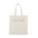 Moon Lilly Natural Tote Bag - Eco-Friendly Shopping, Beach, Travel, Festivals, Gift Ideas, Casual Use