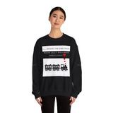 Kind Train Unisex Crewneck Sweatshirt - Keep warm while giving some good energy to those around you.