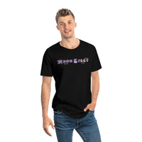 Stylish Curved Hem Tee - 'Moonlight' Graphic | Casual Summer Wear, Gift for Men, Streetwear, Everyday Style