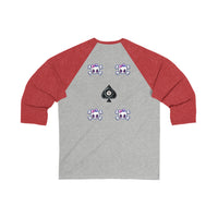 Unisex 3\4 Sleeve Baseball Tee