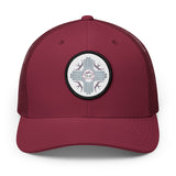 Embroidered Desert MOON LILLY Patch Trucker Hat