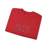 Wellness Crewneck Sweatshirt — "Moon Lilly Wellness" Cozy Self-Care Pullover