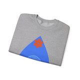 Crewneck Sweatshirt — Nautical Moon & Shell Graphic Pullover