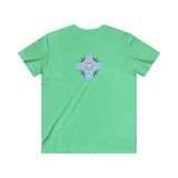 V neck heather series skully