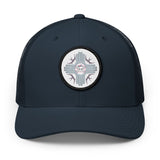 Embroidered Desert MOON LILLY Patch Trucker Hat