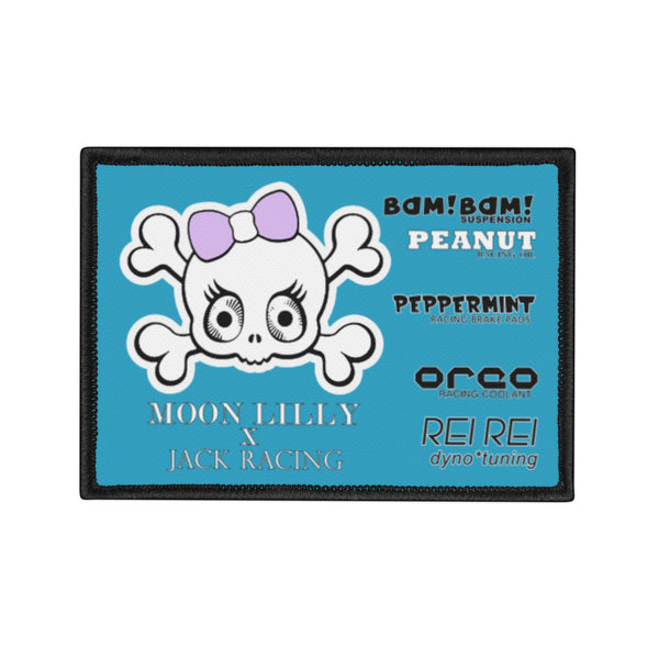 Iron-On Patches - Family Racing Logo and Sponsor Patch with Pets Names | Support and Love for Family
