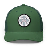 Embroidered Desert MOON LILLY Patch Trucker Hat