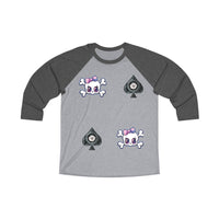 Unisex Tri-Blend 3\4 Raglan Tee