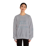 Wellness Crewneck Sweatshirt — "Moon Lilly Wellness" Cozy Self-Care Pullover