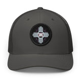 Embroidered Desert MOON LILLY Patch Trucker Hat