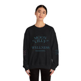 Wellness Crewneck Sweatshirt — "Moon Lilly Wellness" Cozy Self-Care Pullover