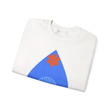 Crewneck Sweatshirt — Nautical Moon & Shell Graphic Pullover