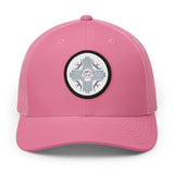 Embroidered Desert MOON LILLY Patch Trucker Hat