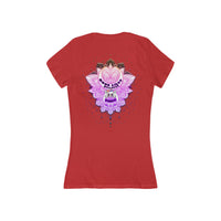Women's Jersey Short Sleeve Deep V-Neck Tee