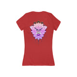 Women's Jersey Short Sleeve Deep V-Neck Tee