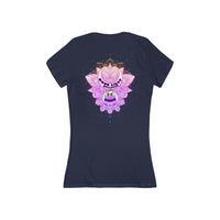 Women's Jersey Short Sleeve Deep V-Neck Tee