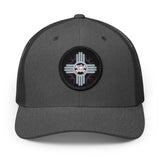 Embroidered Desert MOON LILLY Patch Trucker Hat
