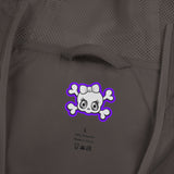Windbreaker Jacket — Purple Lotus Mandala Graphic Hooded Windbreaker