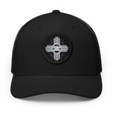 Embroidered Desert MOON LILLY Patch Trucker Hat