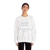 Wellness Crewneck Sweatshirt — "Moon Lilly Wellness" Cozy Self-Care Pullover