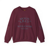 Wellness Crewneck Sweatshirt — "Moon Lilly Wellness" Cozy Self-Care Pullover