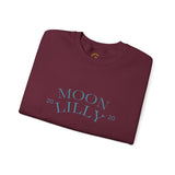 Wellness Crewneck Sweatshirt — "Moon Lilly Wellness" Cozy Self-Care Pullover