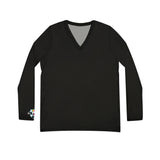 Women's Long Sleeve V-neck Shirt (AOP)