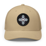 Embroidered Desert MOON LILLY Patch Trucker Hat