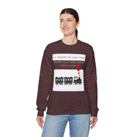 Kind Train Unisex Crewneck Sweatshirt - Keep warm while giving some good energy to those around you.
