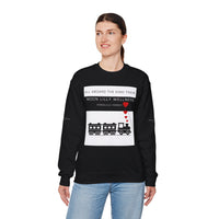 Kind Train Unisex Crewneck Sweatshirt - Keep warm while giving some good energy to those around you.