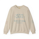 Wellness Crewneck Sweatshirt — "Moon Lilly Wellness" Cozy Self-Care Pullover